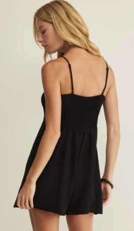 Sandpiper Romper- Black - S