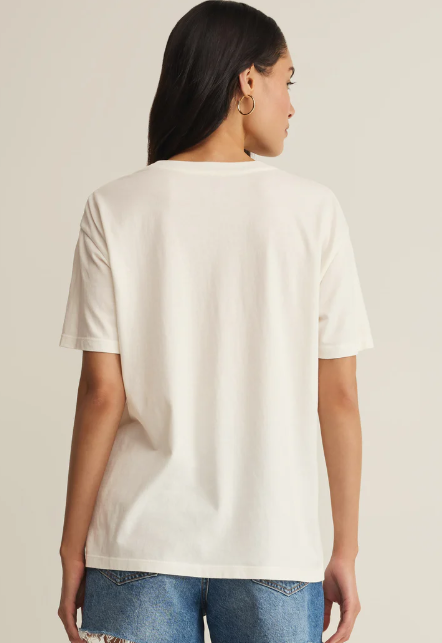 Sea La Vie Boyfriend Tee- Sea Salt