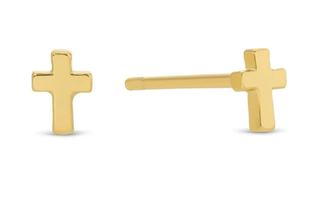 Multi Cross Gift Set of 3 Studs- Gold