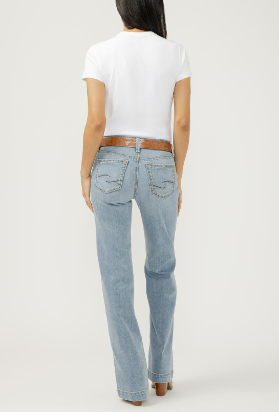 Suki Mid-Rise Trouser Jean- Odessa - 24