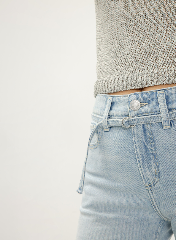 Avery High-Rise Trouser Jean- Sycamore Cove - 26