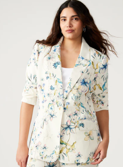 Destiny Blazer- Cream - Med