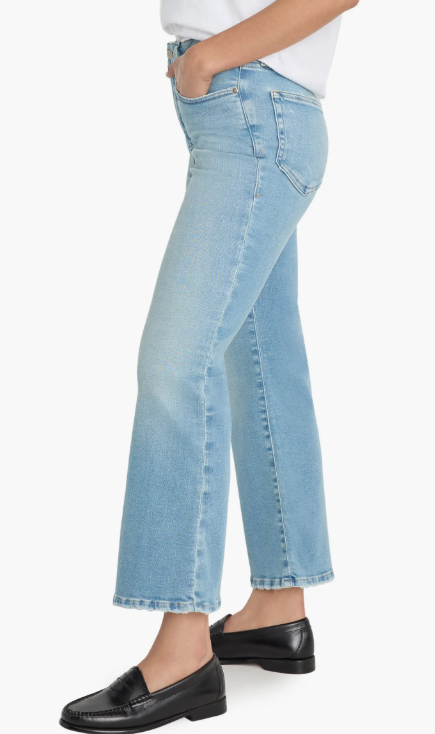 Soft Tech Good Legs Crop Mini Boot Jeans- Indigo - 6