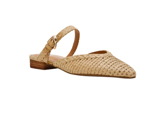 Domainica Woven Mule- Natural Raffia - 9