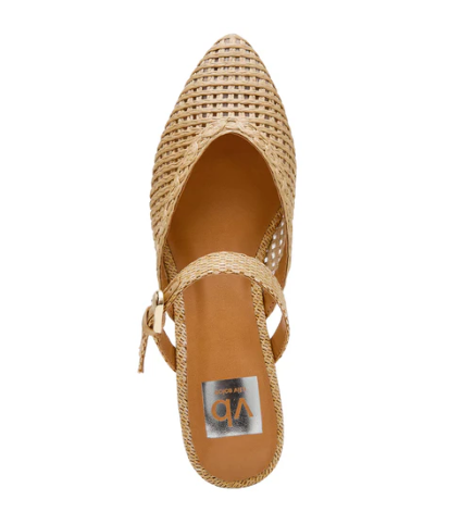 Domainica Woven Mule- Natural Raffia - 7