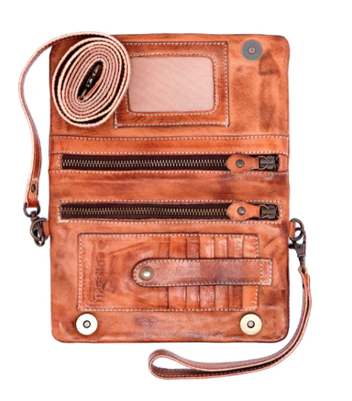 Cadence Crossbody- Tan Rustic