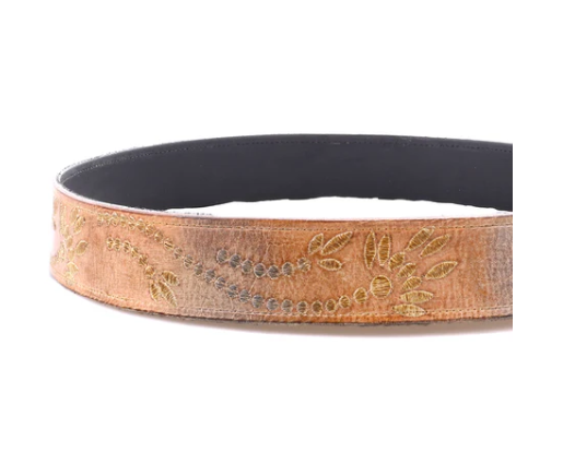 Mohawk Belt- Tan Rustic White BFS - S