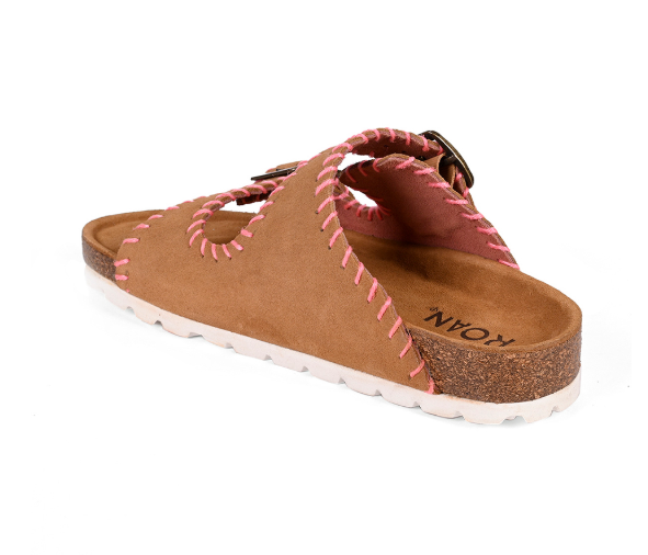 Mode Sandal- Tan Suede - 7