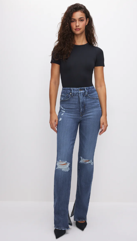 The Sculpting Modern Bodysuit- Black - M