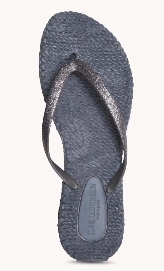 Cheerful Glitter Flipflops- Grey - 41 (10)