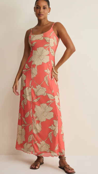 Charisma Bloom Midi Dress- Gelato