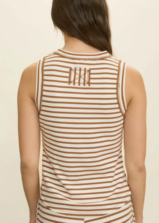 Casi Tank Top- Brown