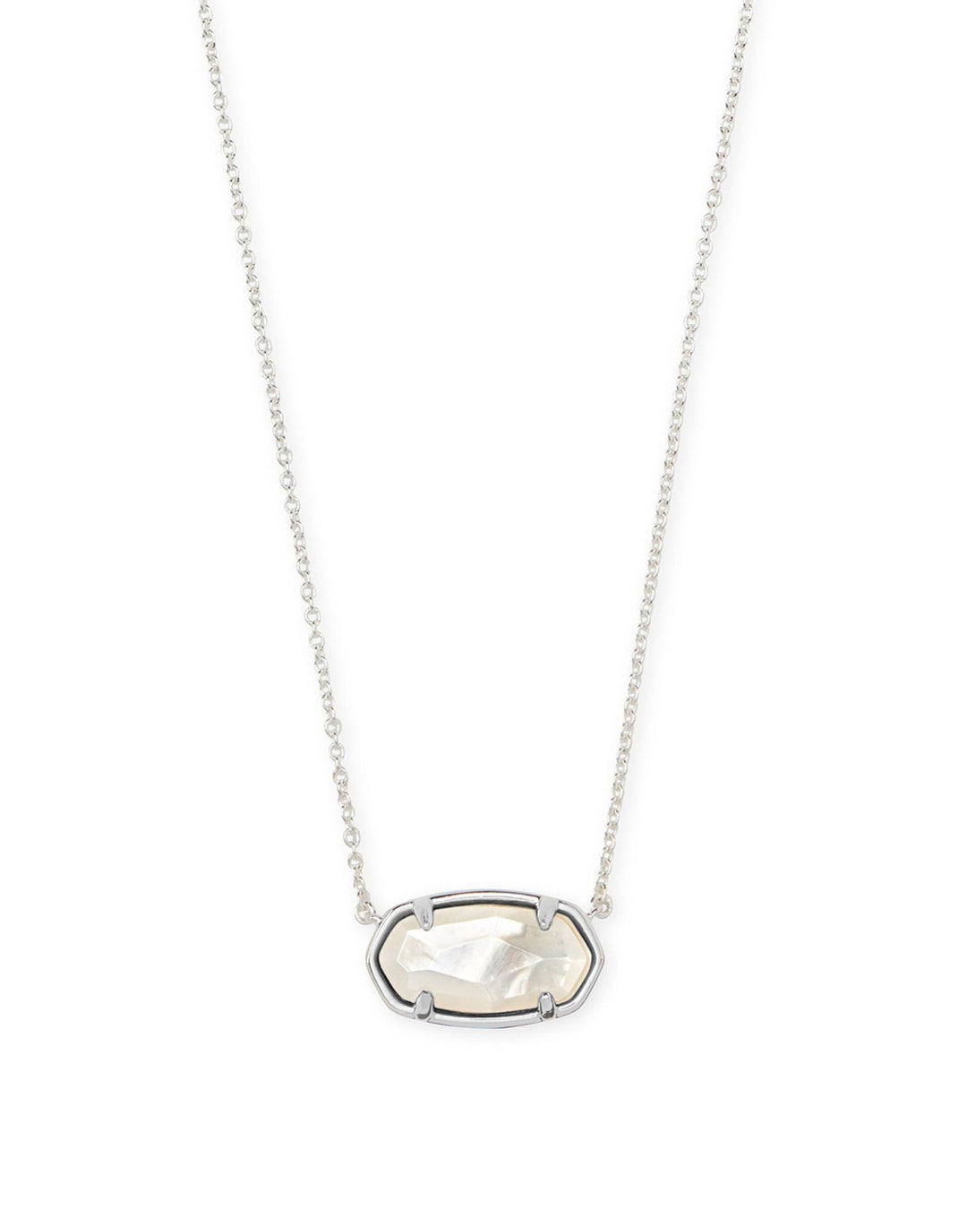 Elisa Necklace Sterling Slv Ivory Mop