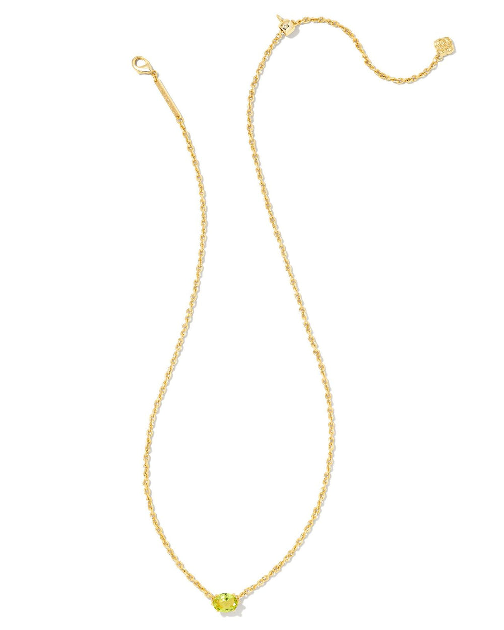 Cailin Pndnt Nck Gold Periot Crystal