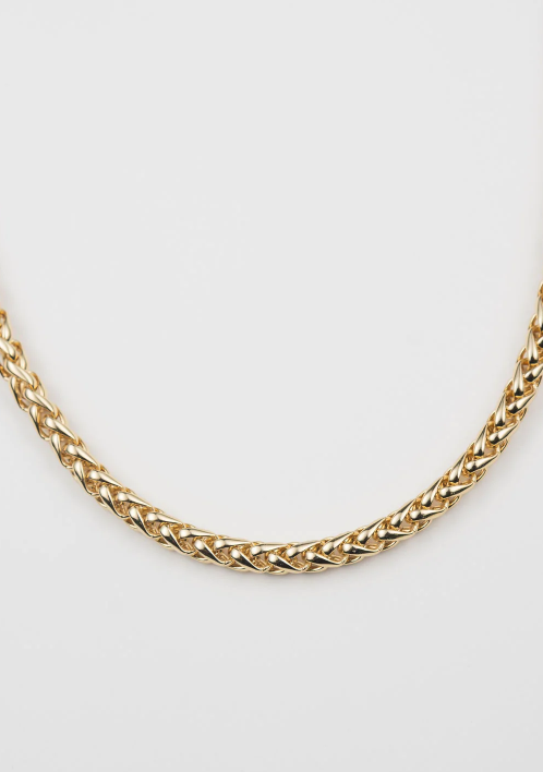 Knotted Chunky Necklace - Gold