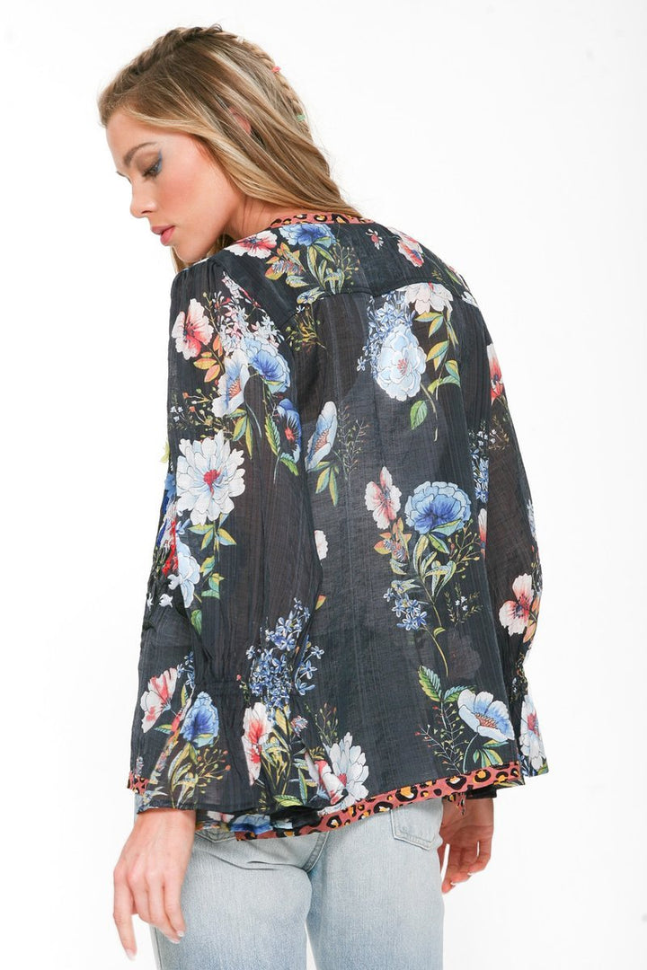 Lovey Dovey Jacket- Night Floral