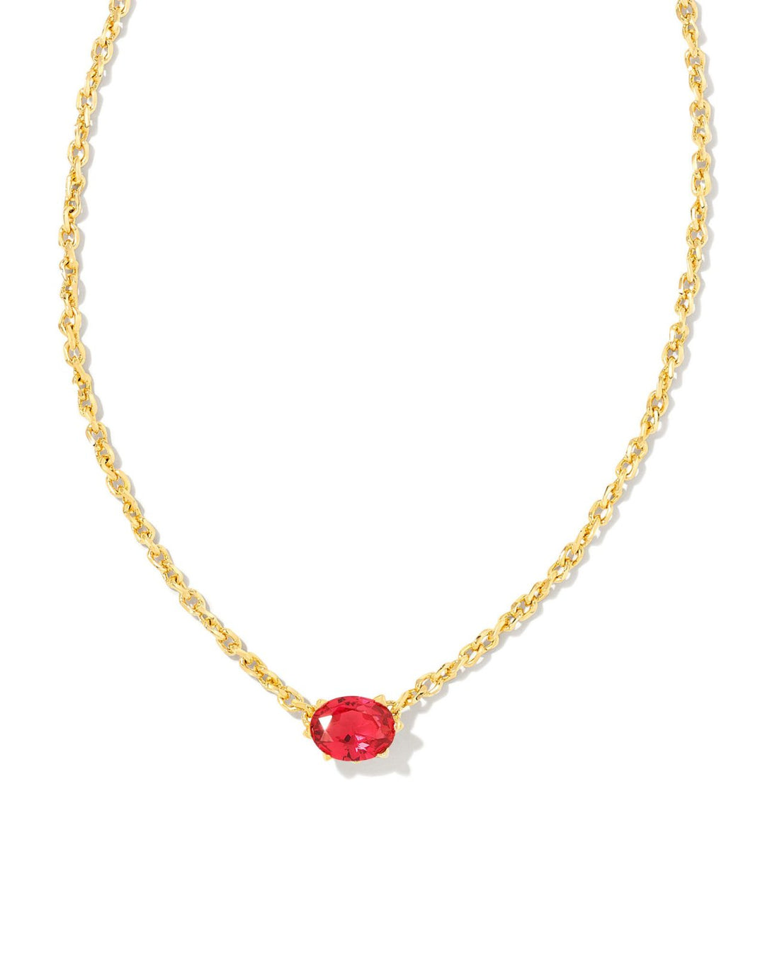 CAILIN PNDNT NCK GOLD RED CRYSTAL