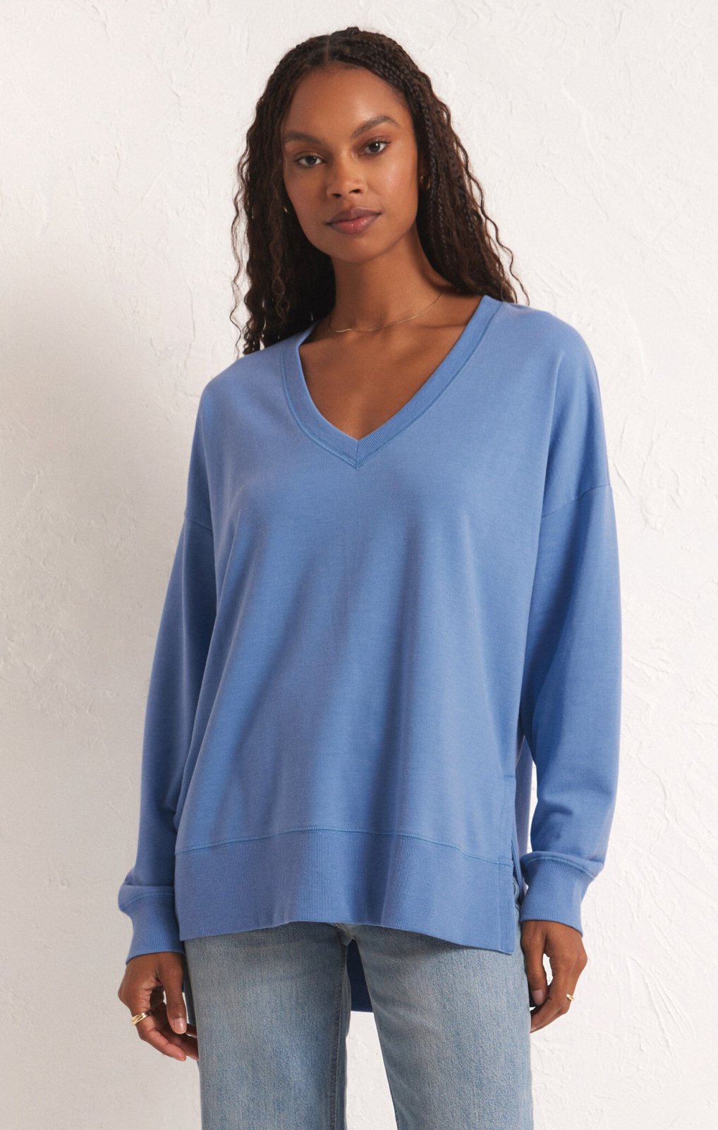 Modern V-Neck Weekender- B. Isle - L