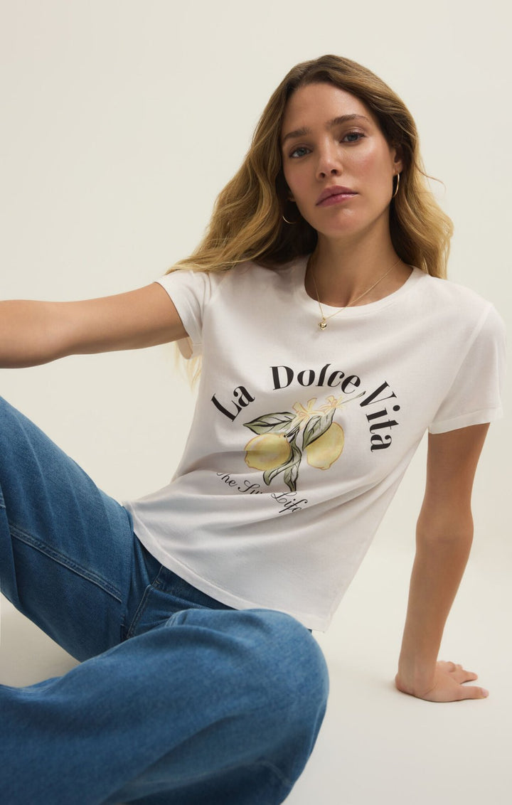 Dolce Tourist Tee- Sea Salt