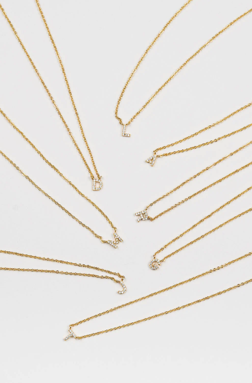 SHINY INITIAL NECKLACE