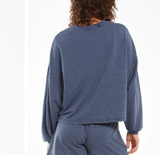 Miki Terry Long Slv Top- B. Iris