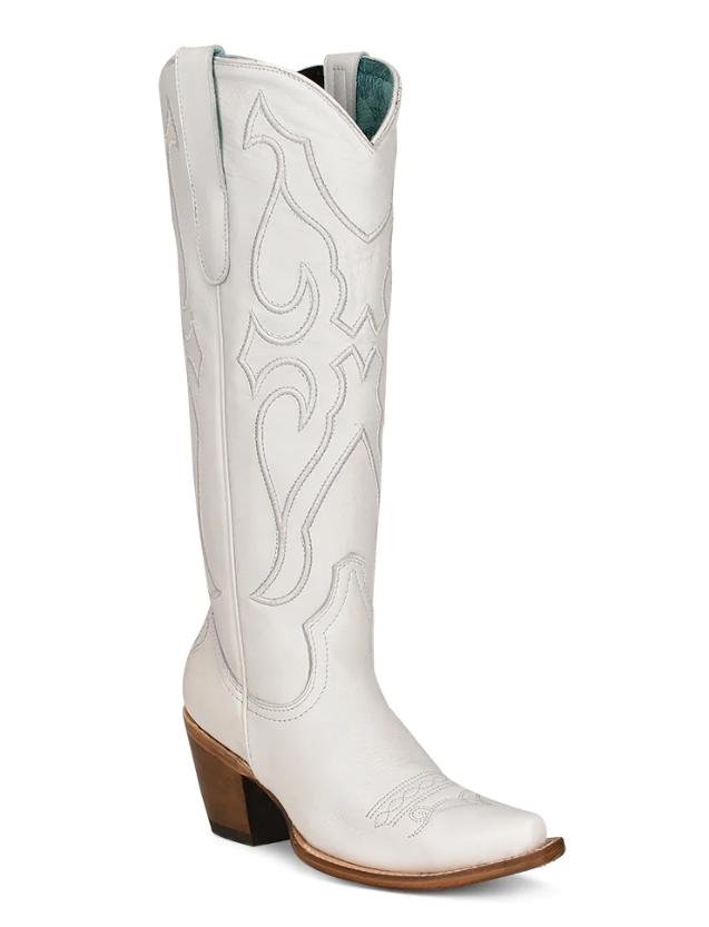 LD PURE WHITE TALL SNIP TOE