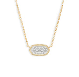 Elisa Necklace Gold - Rhod Filigree Mix