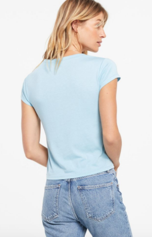 Iris Modal Scoop Tee- B. Agave