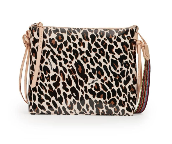 Mona Brown Leopard Downtown Crossbody