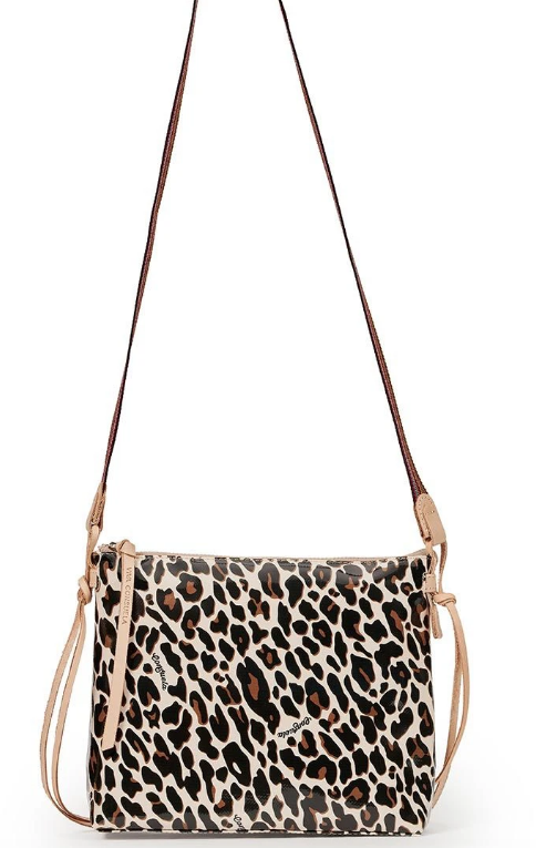 Mona Brown Leopard Downtown Crossbody