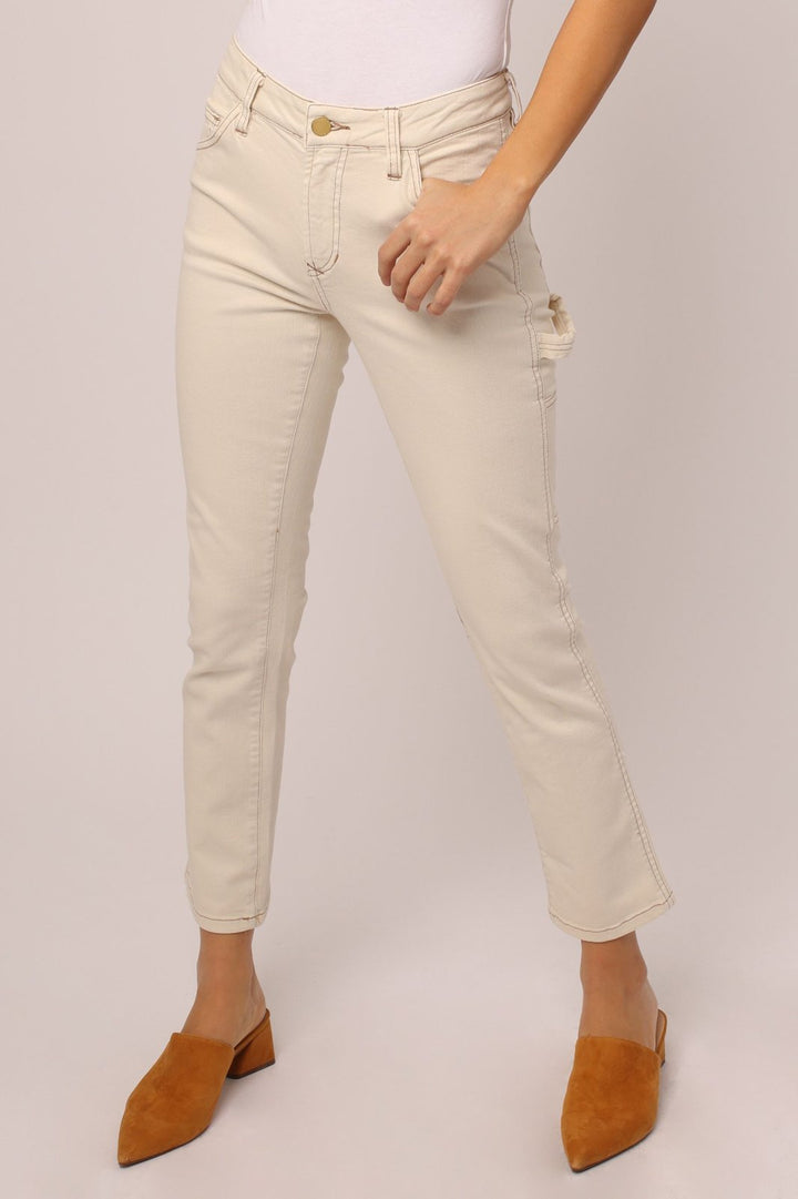 Blaire Straight Jean- Wheat - 24