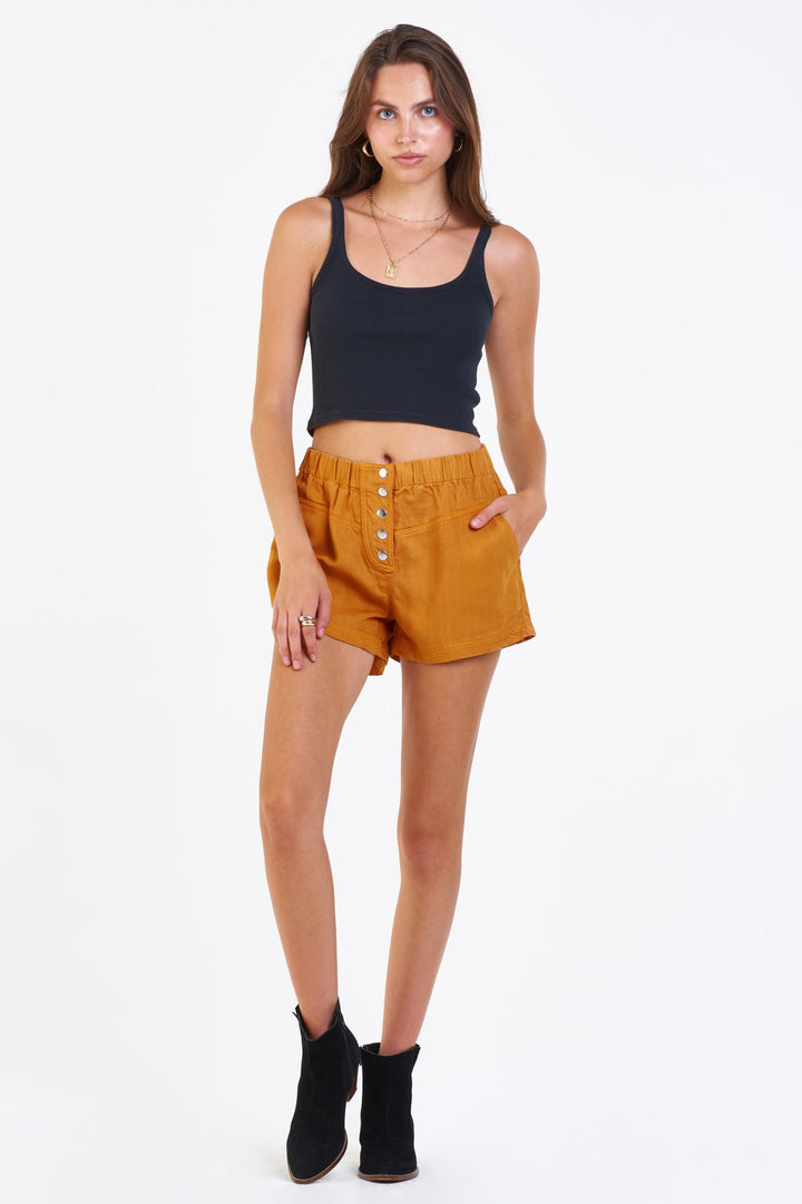 Maddie Tencel Short - Amber Glow
