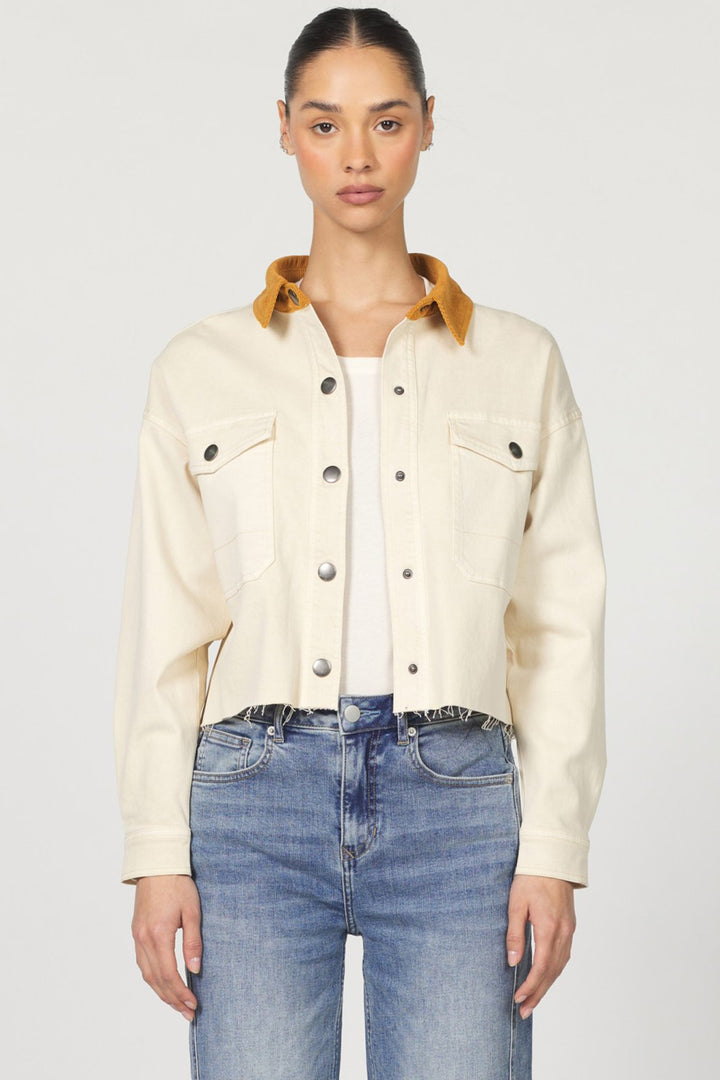 Cropped Gina Jacket - Cashew - S